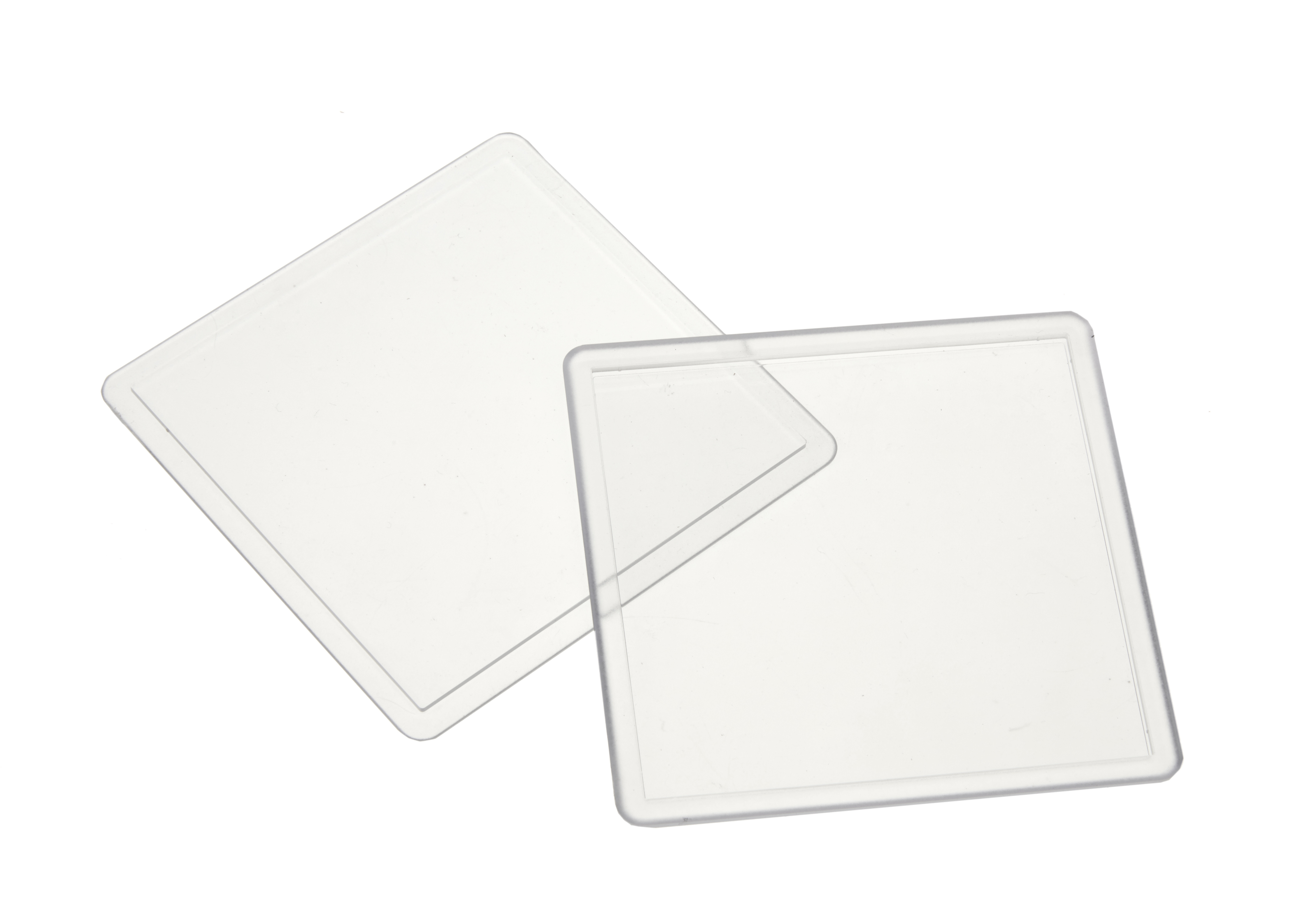90 X 90 Mm (Insert) Clear Acrylic Coasters