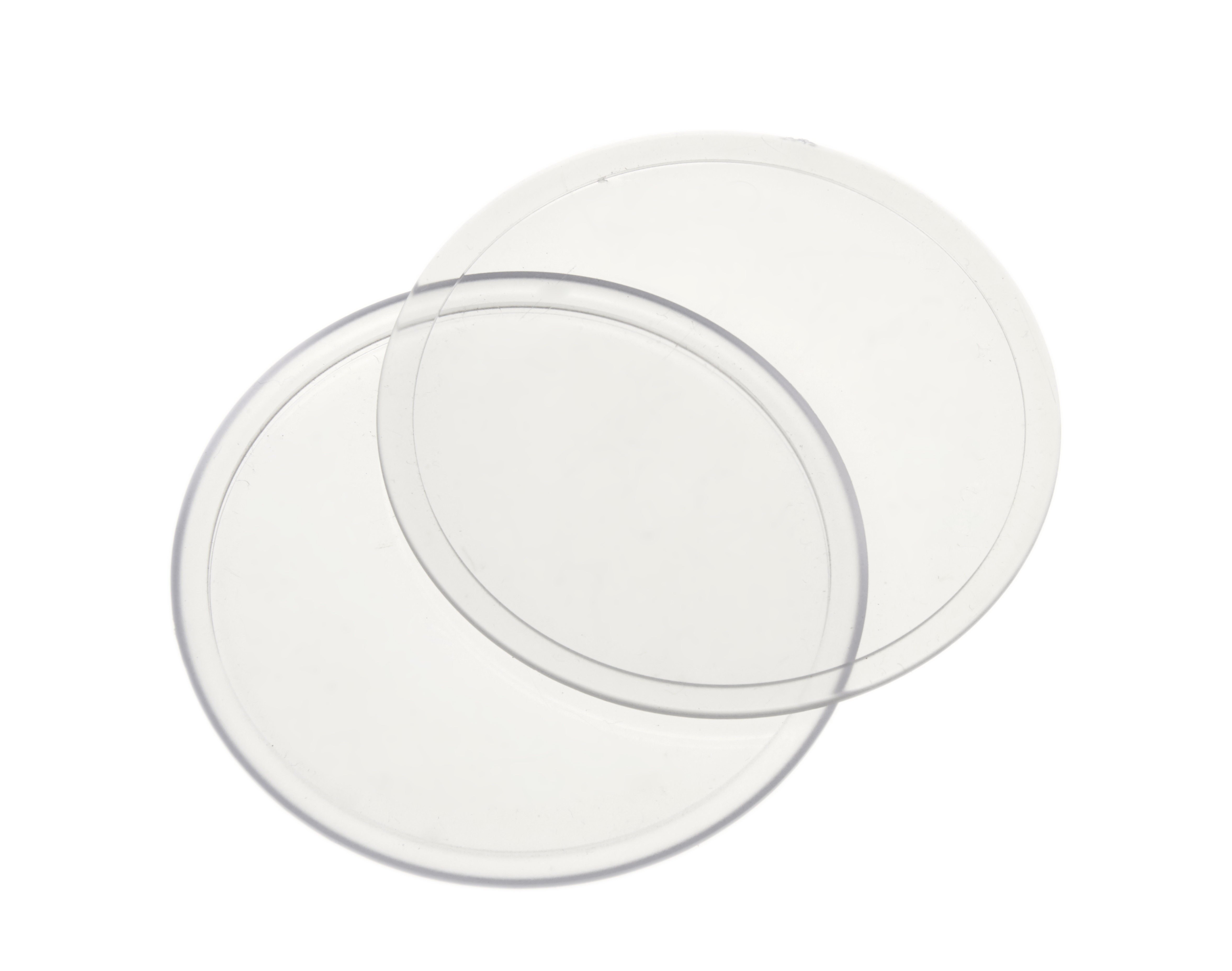 90mm Diameter (Insert) Clear Acrylic Coaster