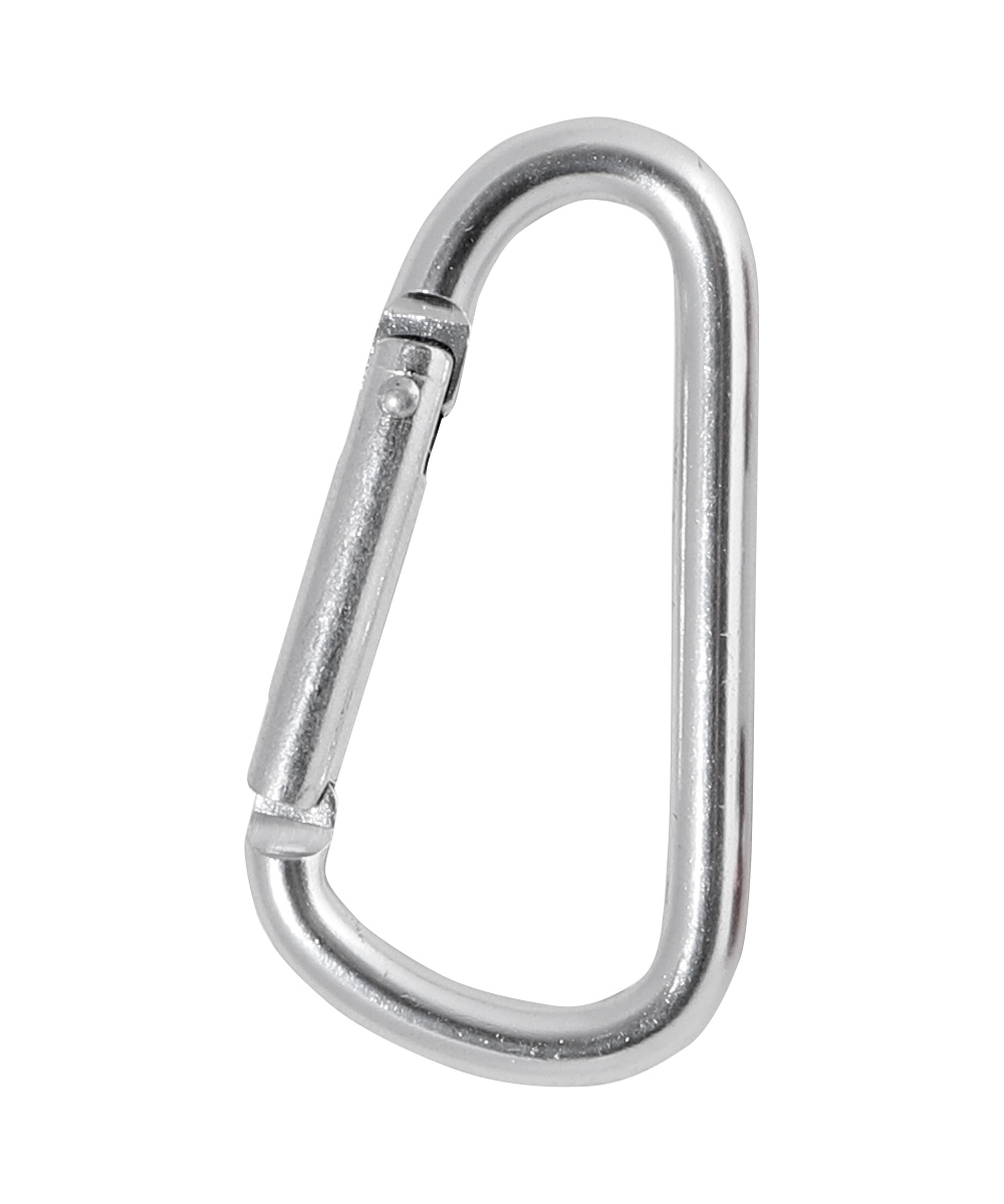 57mm Aluminium carabiner, Silver