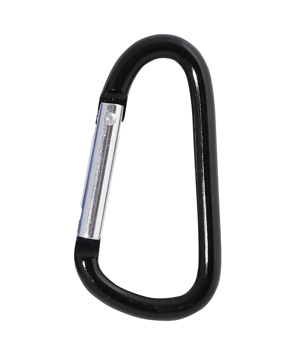 57mm Aluminium carabiner, Black