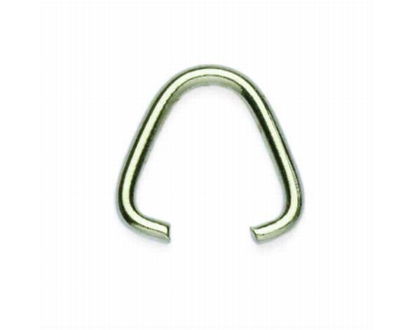 10mm x 10mm x 1mm Wire Triangle Nickel Plated