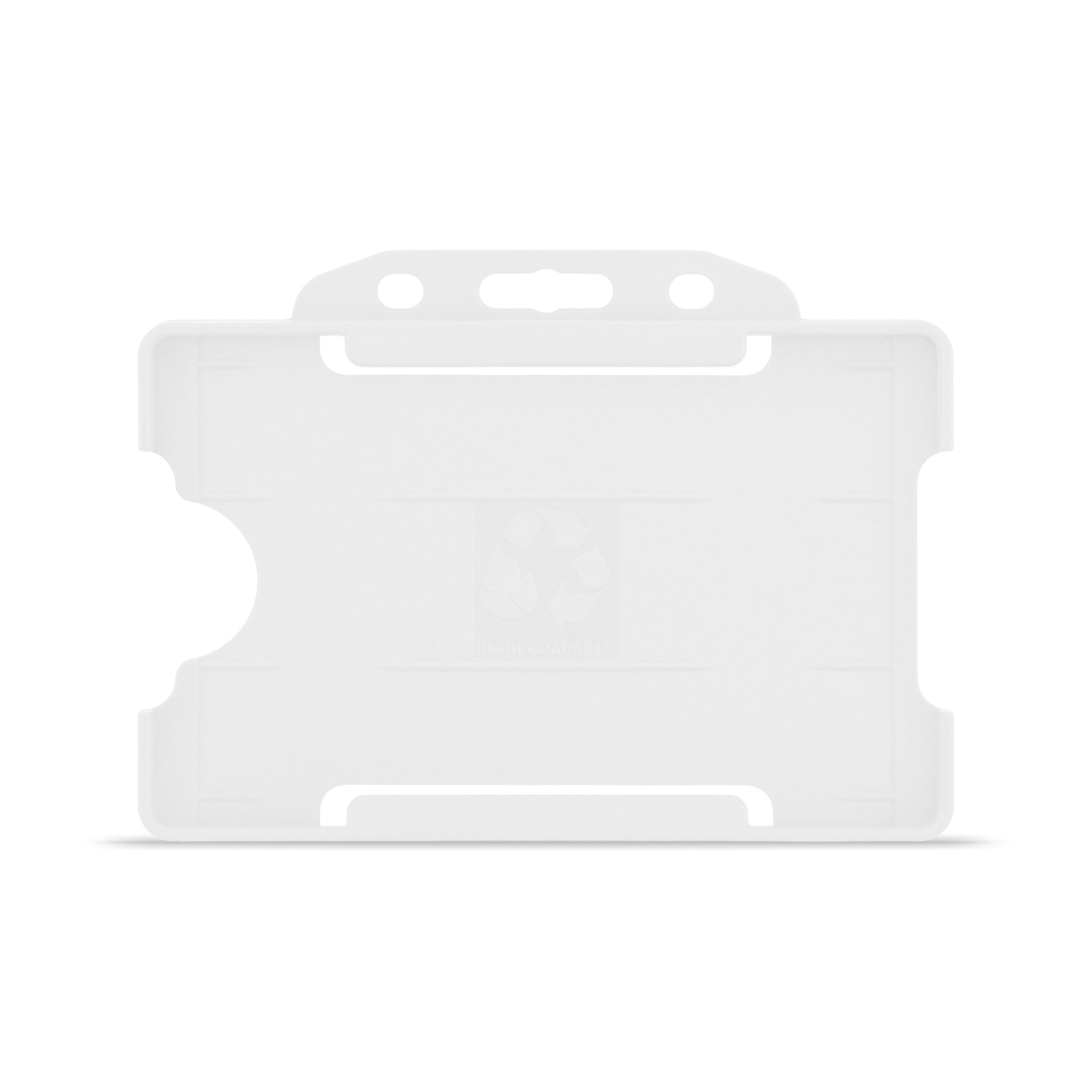 54mm X 86mm (Credit Card Size) Card Holder White