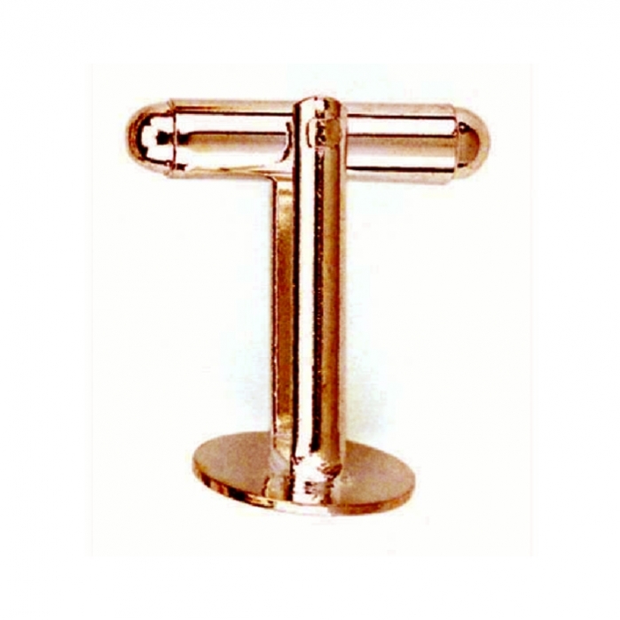 Cufflink with 11mm pad Gilt Plated