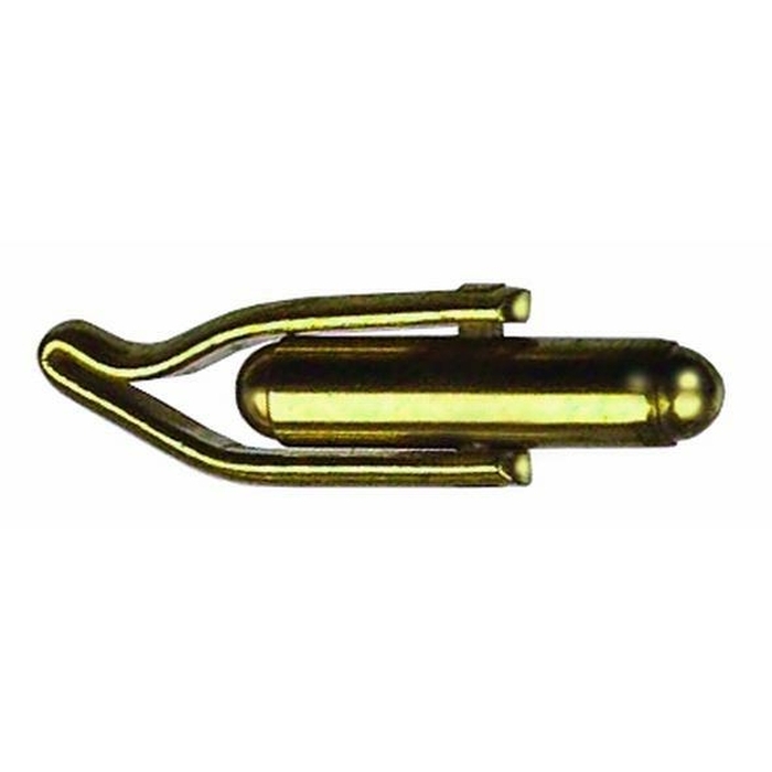 Brass Cufflink With Pinched Frame