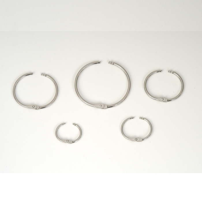 19mm (ID) Hinged Ring Nickel Plated Joining Ring **From £5.50/100**