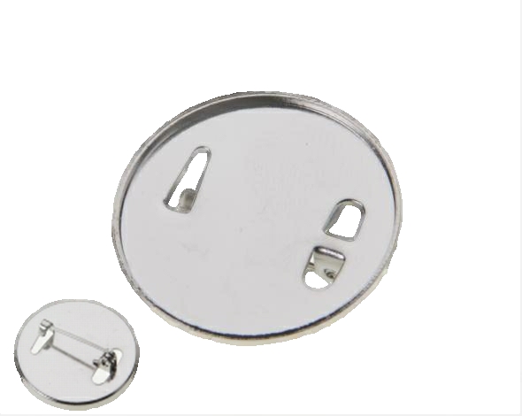 25mm Brooch Back Nickel Plated