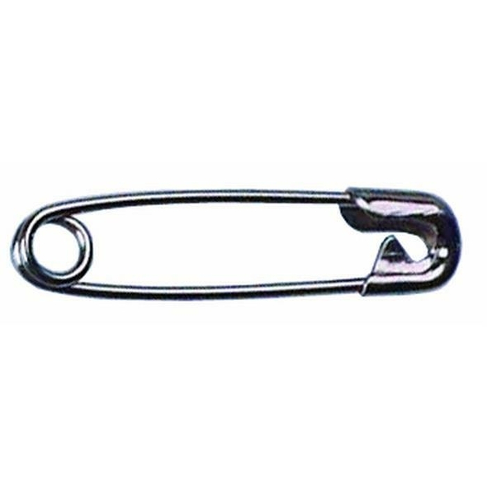 23mm Safety Pin Nickel Plated **From £0.11/100**