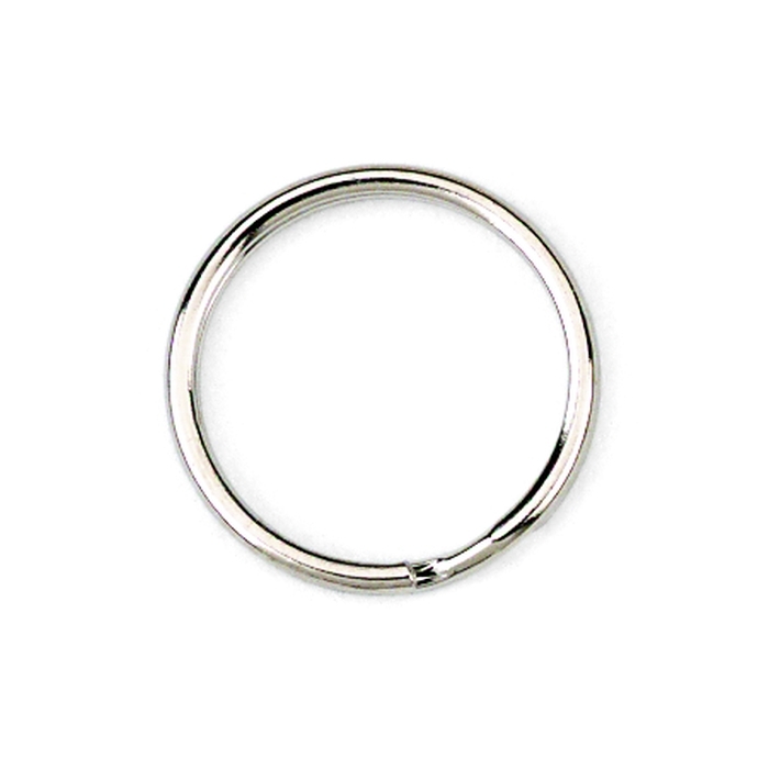 Figure Of Eight Split Ring Nickel Plated