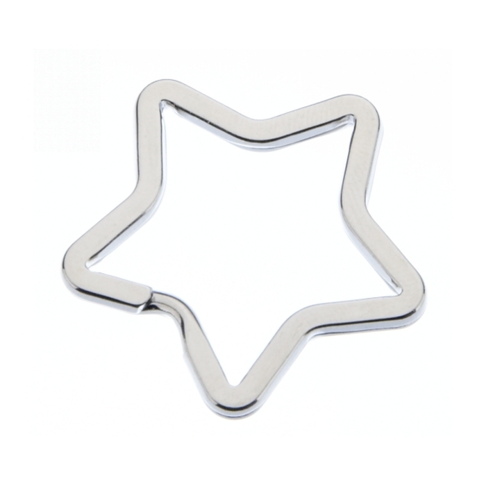 Star Shaped Splitring 32mm Nickel Plated **From £20.00/100**