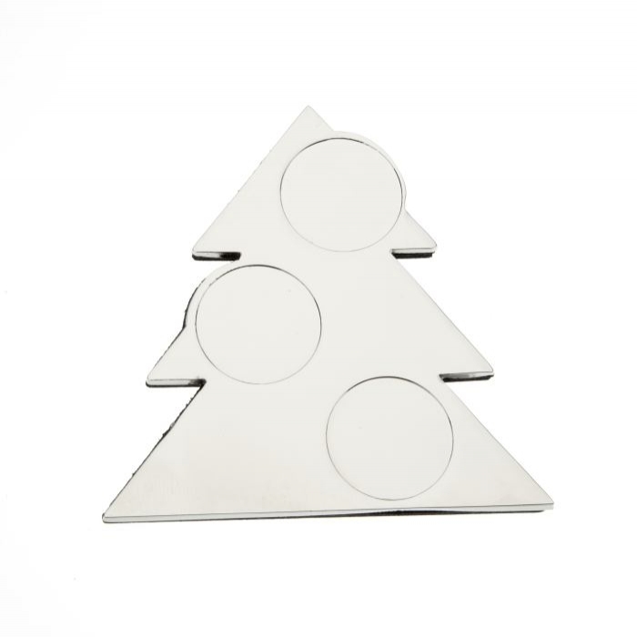 Christmas Tree Fridge Magnet 66 x 66mm to take 18mm Insert **From £0.70 Each**