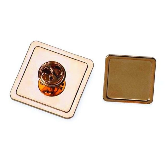 Tie Pin And Clutch With 16mm X 16mm Pad Gold Plated **From £0.70 each**