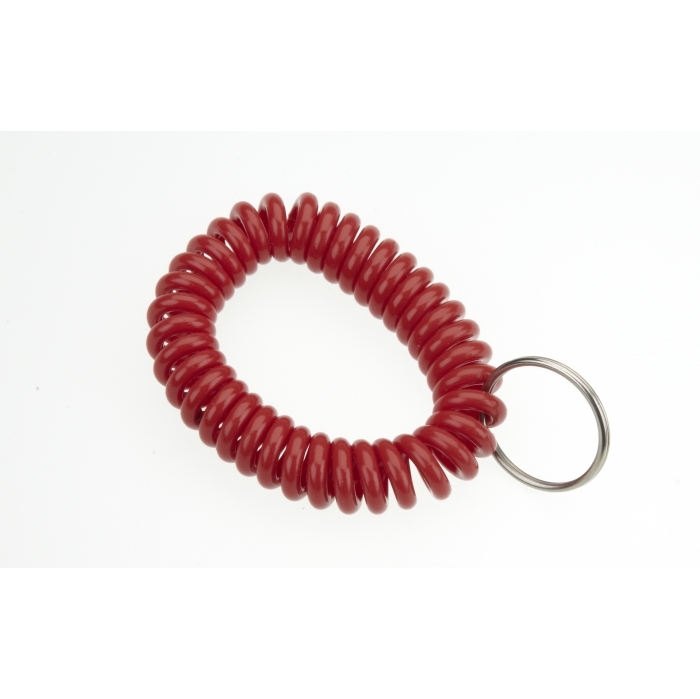Plastic Wrist Coil With 25mm Splitring Red