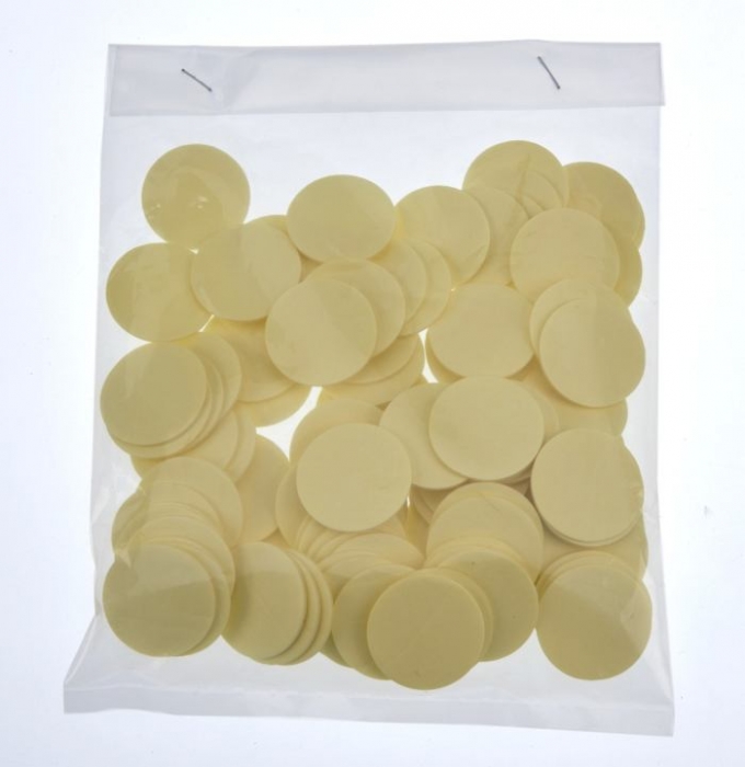 25mm x 1mm Self adhesive pad 100 Pieces Per Bag