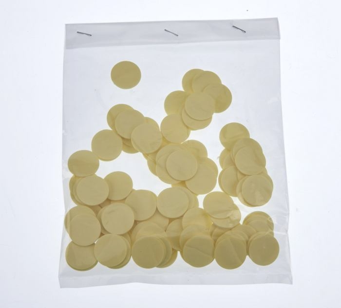 18mm x 1mm Self adhesive pad 100 Pieces Per Bag.