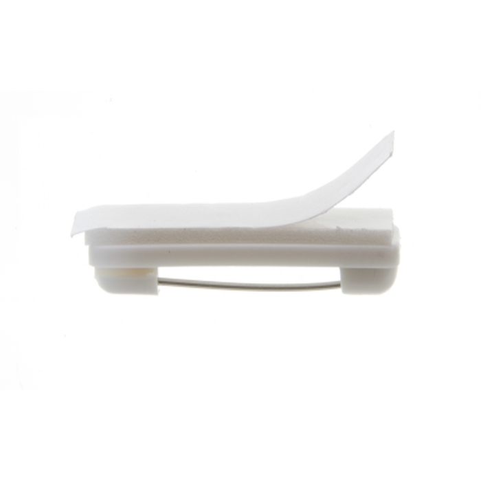 32mm Slimline White Self Adhesive Pin
